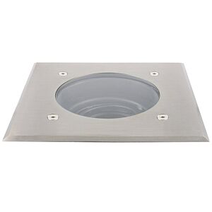 Spot au sol Novus GU10 inox IP67 carré orientable