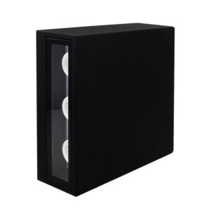 Applique murale LED Akerson up & down noir 6W 3000K IP54