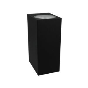 Applique murale Kubbe 2 up and down noir IP44 GU10