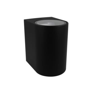 Applique murale Kubbe 3 up and down noir IP54 GU9