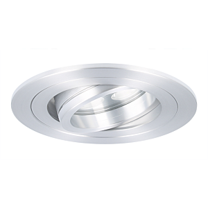 Spot LED encastrable Montella rond 5W 2700K aluminium IP65 dimmable orientable