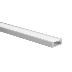 Profilé ruban LED Felita aluminium extra plat 1m avec couvercle opaque