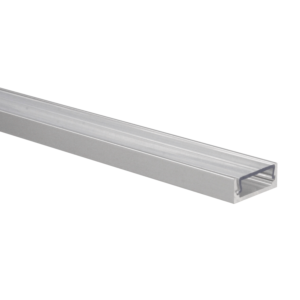 Profilé ruban LED Felita aluminium extra plat 1m avec couvercle transparent
