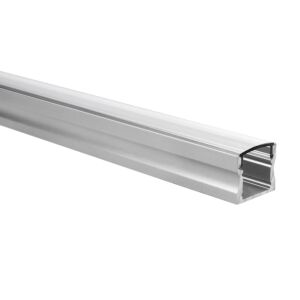 Profilé ruban LED Potenza haut 1m avec couvercle transparent