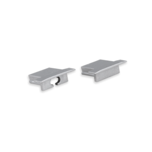 Embouts gris pour Profilé ruban LED Matera plat
