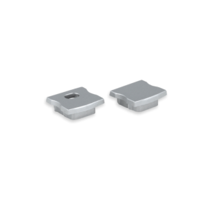 Embouts gris pour Profilé ruban LED Matera haut