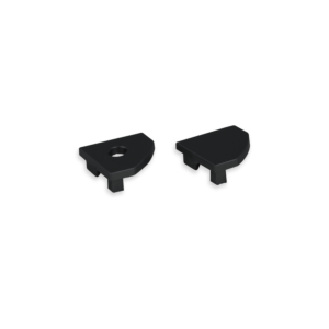 Embouts Noir pour Profilé ruban LED Tarenta