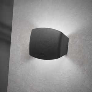 Applique murale Abram noir IP55 incluse R7S 4W 2700K/4000K/6500K