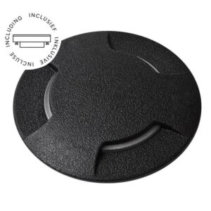 Spot au sol Ceci 3 noir rond IP67 incluse GX53 3W 3000K/4000K/6500K