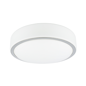 Plafonnier LED Zamora rond 25,5 cm IP44 verre