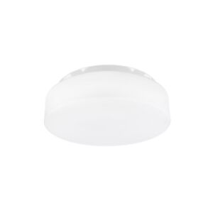 Plafonnier LED Pravia rond 35 cm IP44 verre