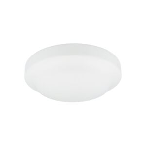 Plafonnier LED Carino rond 30 cm IP44 verre