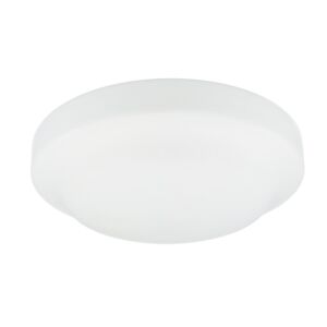 Plafonnier LED Carino rond 30 cm IP44 verre