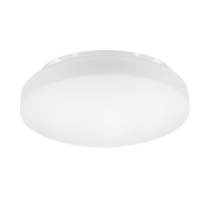 Plafonnier LED Corella rond 26 cm IP44 verre