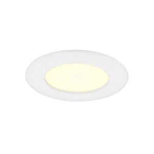 Plafonnier LED Premium Line 12cm blanc 9W 3000K IP44 dimmable