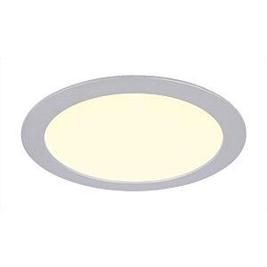 Plafonnier LED 24cm aluminium encastrable 14W 2900K IP44 dimmable