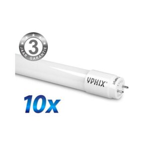 Tube LED T8 120cm Profit Pack de 10 18W 4000K verre