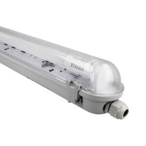 Réglette avec tube LED 1 X 60cm 9W 3000K Aqua Pro reliable IP65