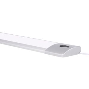 Baguette LED cuisine avec détecteur de mouvement saillie 6W 3000K aluminium dimmable 12V DC