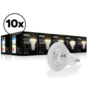 Ampoule LED GU10 Izar Pack de 10 36° 4,7W 2700K