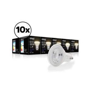 Ampoule LED GU10 Izar Pack de 10 36° 4,7W 2700K dimmable