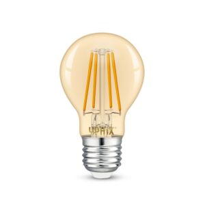 Ampoule LED filament E27 Atlas A60 ambré 4W 1800K dimmable