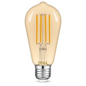 Ampoule LED filament E27 Edison Atlas ST64 gold 8W 1800K dimmable