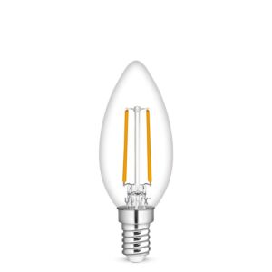 Ampoule LED E14 flamme B35 Filament Atlas 2,5W 2700K dimmable