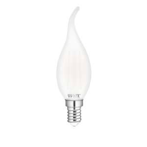 Ampoule LED E14 flamme Atlas blanc laiteux C35 2,5W 2700K dimmable
