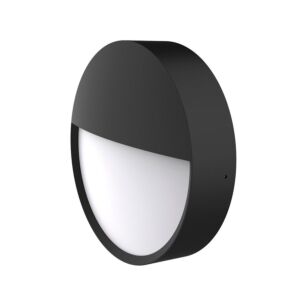 Applique murale Arendal 2 noir 12W 3000K IP65