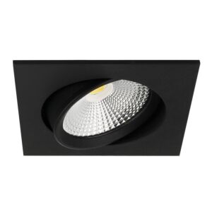 Spot LED Encastrable Eleanora carré en noir 6W dim to warm 2000K-3000K et Driver inclus