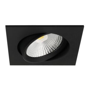 Spot LED Encastrable Eleanora carré en noir 6W dim to warm 2000K-3000K et Driver inclus IP44
