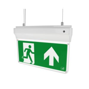 Bloc de secours LED Eagle 3-en-1 2,5w auto-test & pictogramme d'itinéraire d'évacuation vers le haut