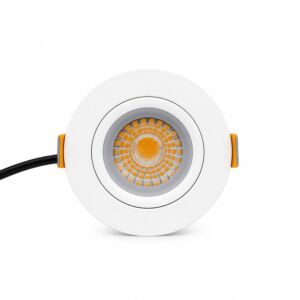 Spot encastrable LED Parma Blanc 6W 495 lm | dimmable & orientable | blanc très chaud | IP54
