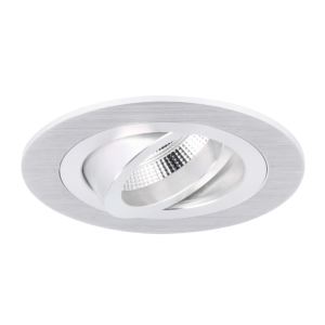 Spot encastrable mini Venezia MR11 rond aluminium orientable 