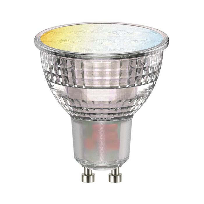 Ampoule LED connectée E27 tint ST64 5,5W 1800K-6500K+RGB dimmable blanc et  multicolore