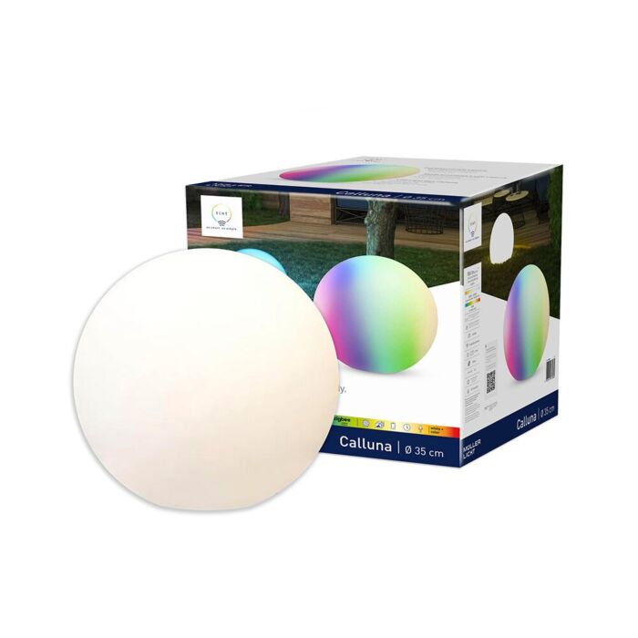 Boule Lumineuse LED Intelligente Calluna Tint Blanche 35cm