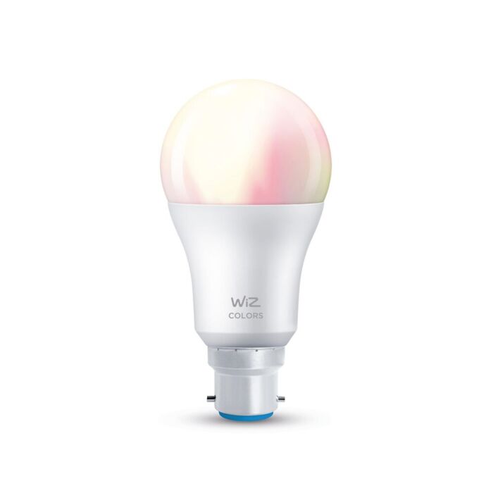 Ampoule LED connectée WiZ Wifi B22 A60 8W 2200-6500K + RGB