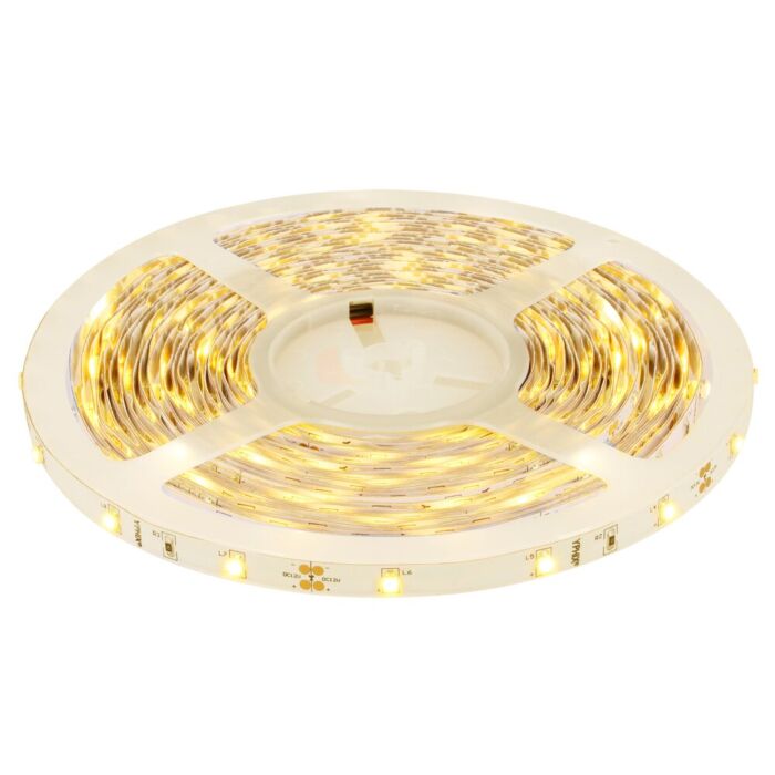 Ruban LED 5m 12V 3000K IP20 150 SMD 3528 LEDS