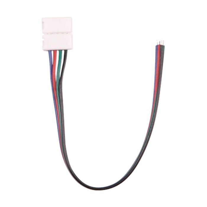 Connecteur de ruban LED ruban à fil 12V et 24V RGB 5050 SMD IP20