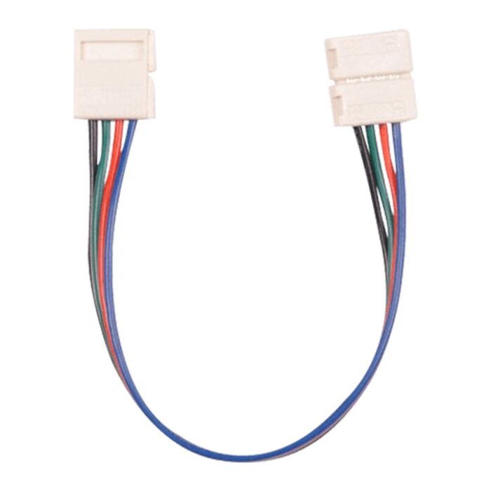 Connecteur de ruban LED ruban à ruban 12V et 24V RGB 5050 SMD IP20 avec 50 cm fil