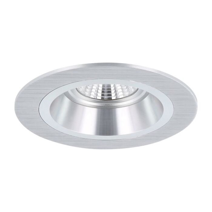 Spot encastrable Bolzano rond aluminium profond avec ressorts de serrage