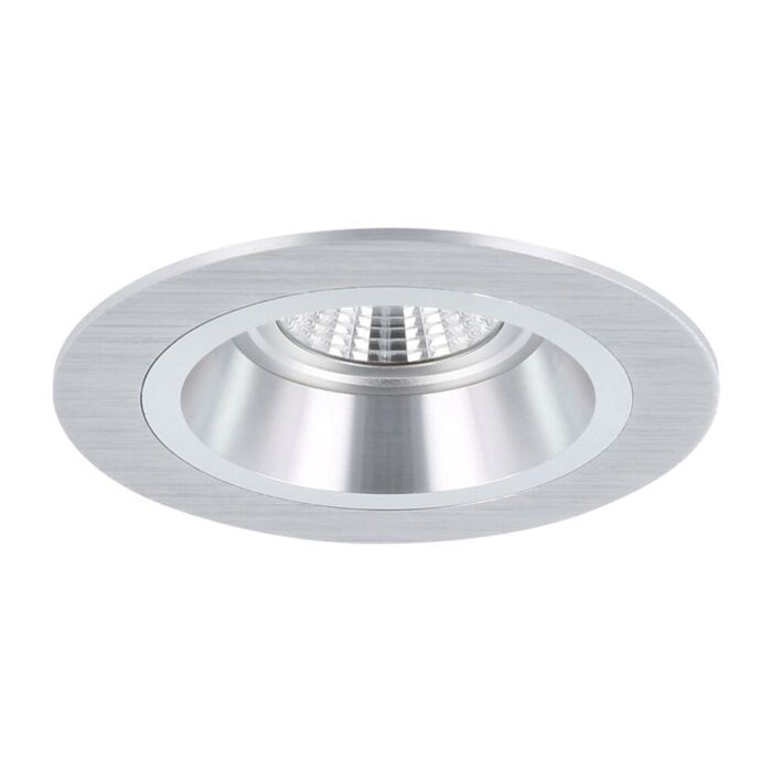 Spot encastrable Bolzano rond aluminium profond avec ressorts de serrage