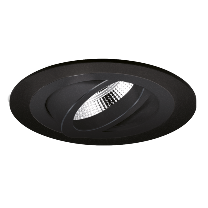 SUPROS MOVE Spot encastrable orientable rond LED Ø14cm Noir SLV