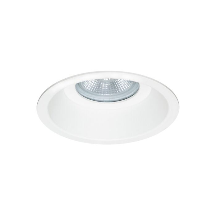 Spot encastrable Arezzo rond blanc profond avec ressorts de serrage