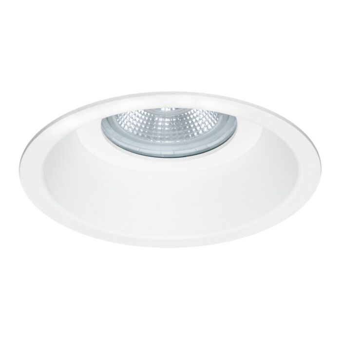 Spot encastrable Arezzo rond blanc profond avec ressorts de serrage