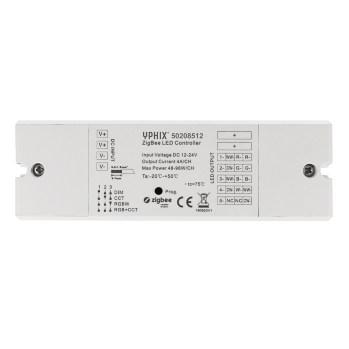 Variateur LED connecté Zigbee LED 12-24 V pour ruban LED