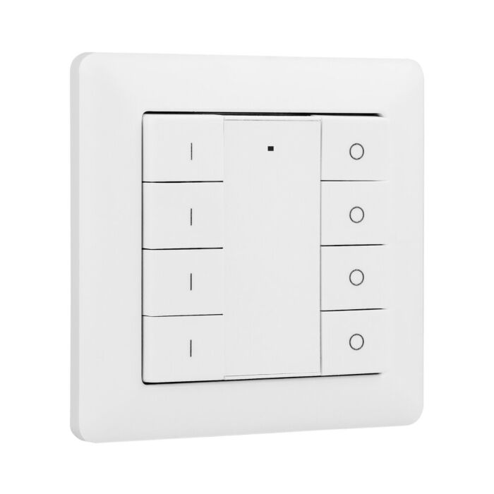 Commande murale sans fil RF dimmers 4 zones