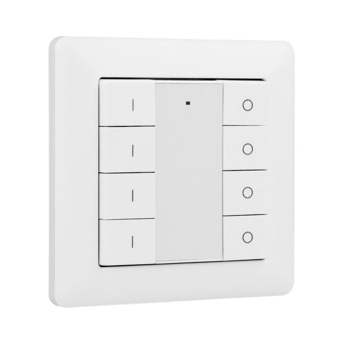 Commande murale sans fil RF dimmers 4 zones