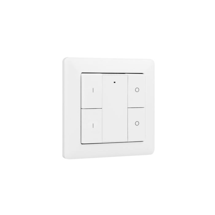 Commande murale sans fil Zigbee 2 zones